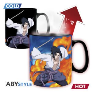 Taza Mágica Abystyle Naruto Shippuden - Naruto & Sasuke Duel (4885)