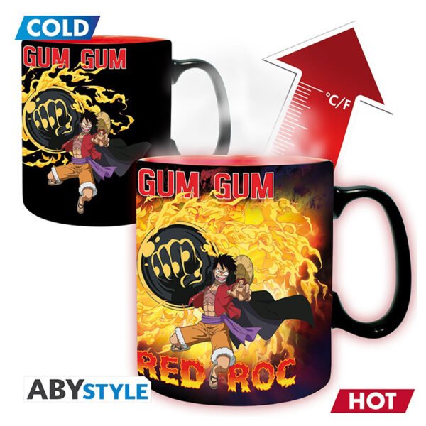 Taza Mágica Abystyle One Piece - Luffy Vs Kaido (34077)