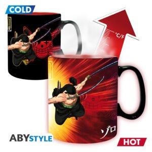 Taza Mágica Abystyle One Piece - Zoro & Sanji (53672)
