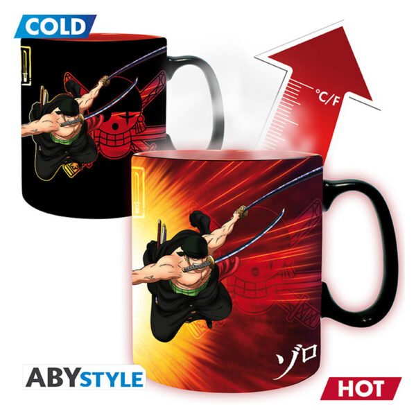 Taza Mágica Abystyle One Piece - Zoro & Sanji (53672)
