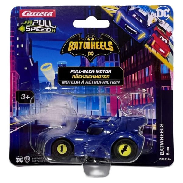 Carrito Carrera Dc Comics Pull-back - Batwheels (4021)