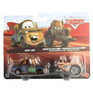 Carrito Mattel Disney Pixar Cars 2-PACK-MATE & Tractor (jkw71)
