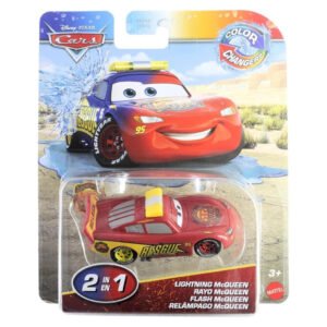 Carrito Mattel Disney Pixar Cars: Color Changers - Lightning Mcqueen (jbm69)