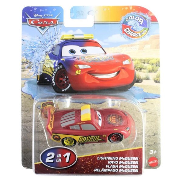 Carrito Mattel Disney Pixar Cars: Color Changers - Lightning Mcqueen (jbm69)