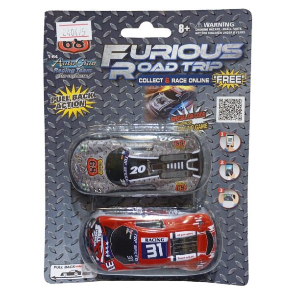 Carritos Autocolub Racing Team Furious Road Trip - Pullback Action (09306)