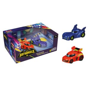 Carritos Carrera Pull And Speed Batwheels - Bam Vs. Red Pack (0240)