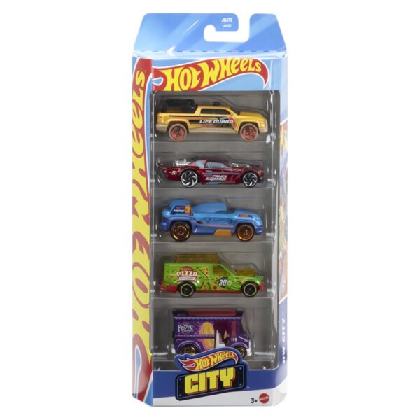 Carrinhos Hot Wheels 5-PACK-HW City (jbj75)