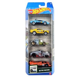 Carrinhos Hot Wheels 5-PACK-RETRO Racers (htv50)