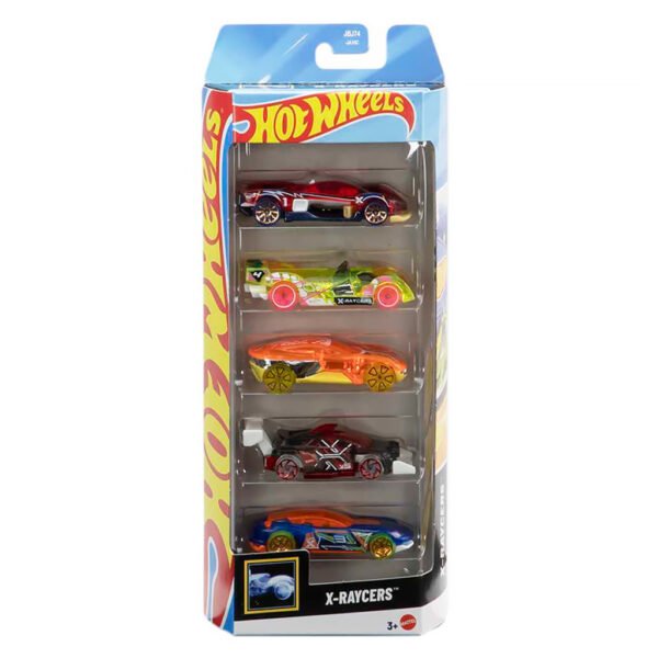 Carrinhos Hot Wheels 5-PACK-X-RAYCERS (jbj74)