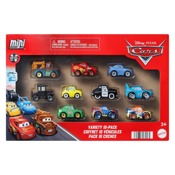 Carritos Mattel Disney Pixar: Cars - Mini Races 10 Pack (jbh06)