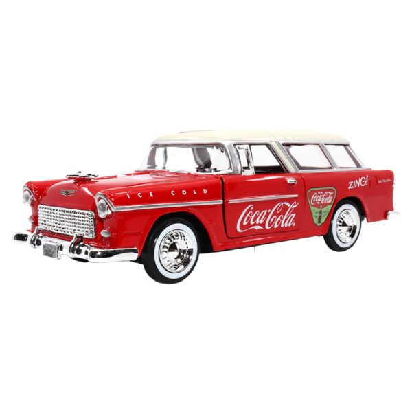 Auto Coca Cola Chevy Bel Air Nomad 1955 Escala 1/24