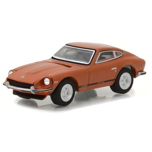 Auto Greenlight Datsun 240Z-918 Tokyo S1 1971 Escala 1/64-NARANJA
