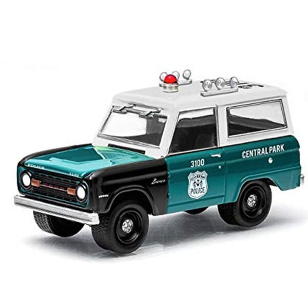 Auto Greenlight Ford Bronco Police New York City - Escala 1/18-1967 19036