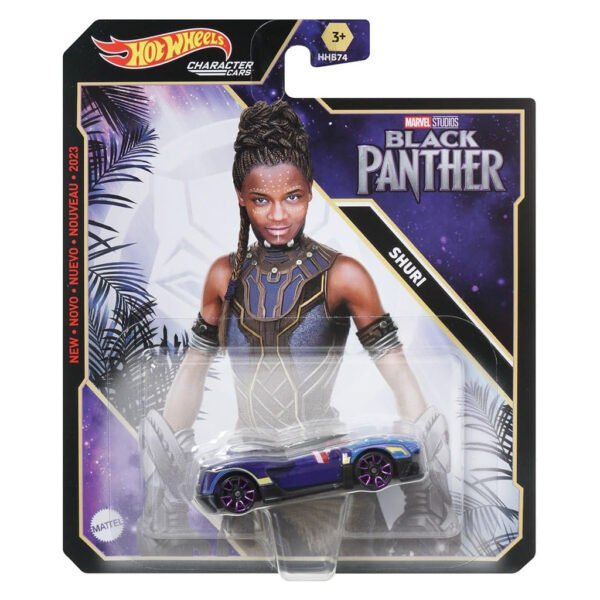 Carro Hot Wheels Character Cars: Marvel Black Panther - Shuri (8466)