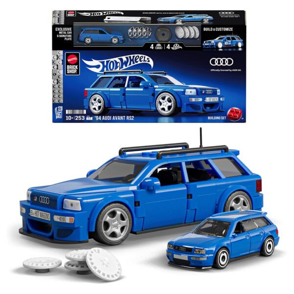 Carro Hot Wheels de Montar: Mattel Brick Shop Premium Collector-'94 Audi Avant Rs2 (jgr28)