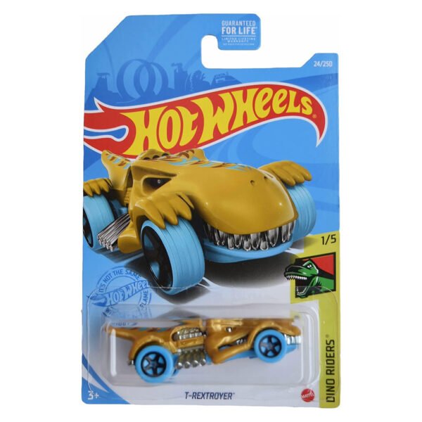 Carro Hot Wheels Dino Riders 1/5-T-REXTROYER Htc05 (0134)