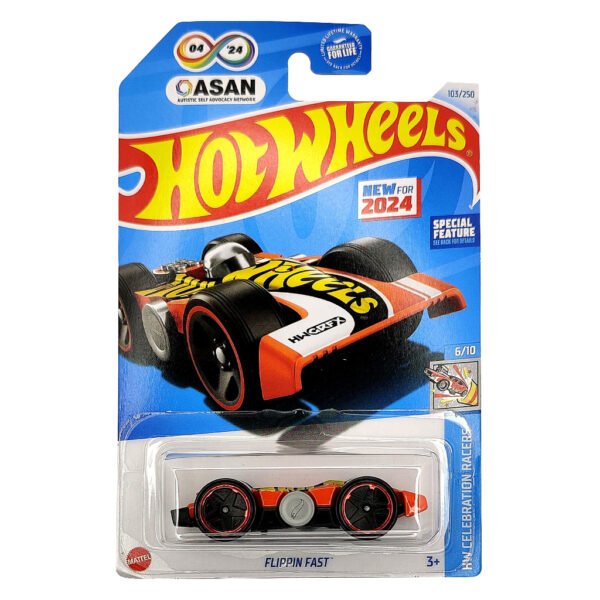 Carro Hot Wheels Hw Celebration Racers 6/10-FLIPPIN Fast Hry59 (0134)