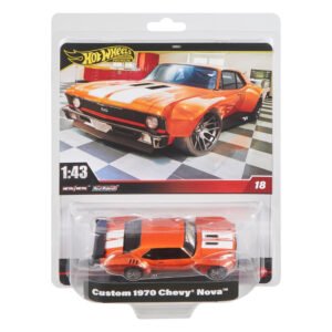 Carro Hot Wheels Premium 1/43-CUSTOM 1970 Chevy Nova Hwg43 (21541)