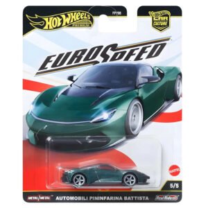 Carro Hot Wheels Premium Euro Speed 4/5-AUTOMOBILI Pininfarina Battista Jbk77 (6230)