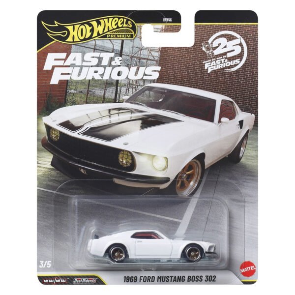 Carro Hot Wheels Premium: Fast & FURIOUS-1969 Ford Mustang Boss 302 (jhw72)