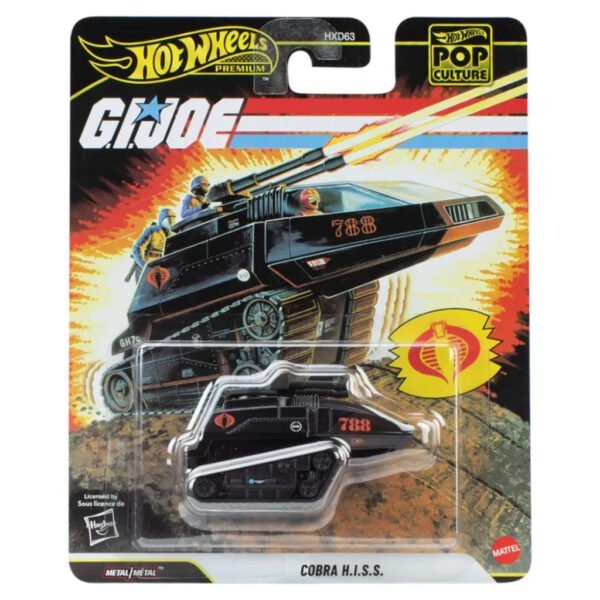 Carro Hot Wheels Premium G.i.joe - Cobra H.i.s.s (jhw83)