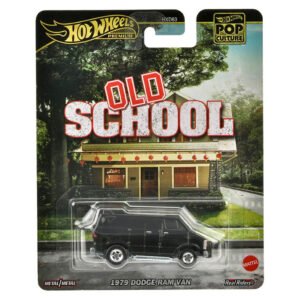 Carro Hot Wheels Premium: Old SCHOOL-1979 Dodge Ram Van (5370)