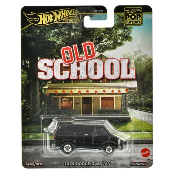 Carro Hot Wheels Premium: Old SCHOOL-1979 Dodge Ram Van (5370)
