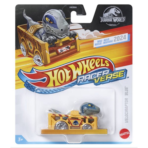 Carro Hot Wheels Racer Verse: Jurassic World - Velociraptor Blue (7066)