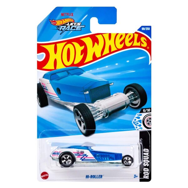 Carro Hot Wheels Rod Squad 5/10-HI-ROLLER Hyx14 (0134)