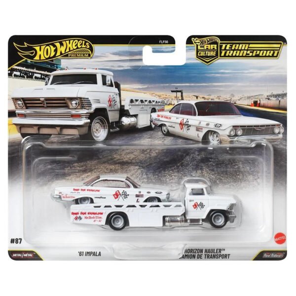 Carro Hot Wheels Team Transport-'61impala & Horizon Hauler (jhx88)