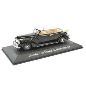 Auto Lincoln Continental Sunchine Special Conférence de YALTA-1945-ESCALA 1/43-NEGRO