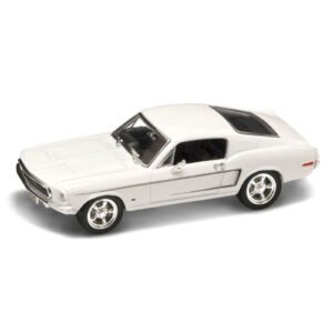 Auto Lucky Ford Mustang Gt 1968 Escala 1/43-BLANCO