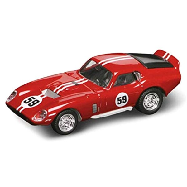 Auto Lucky Shelby Cobra Daytona Coupe 1965 Escala 1/43-ROJO
