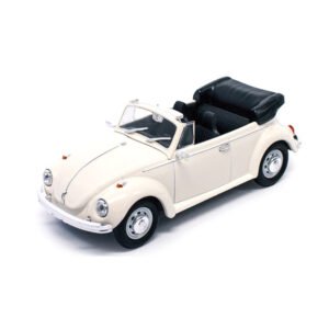 Auto Lucky Volkswagen Beetle Top Open 1972 Escala 1/43-BEGE