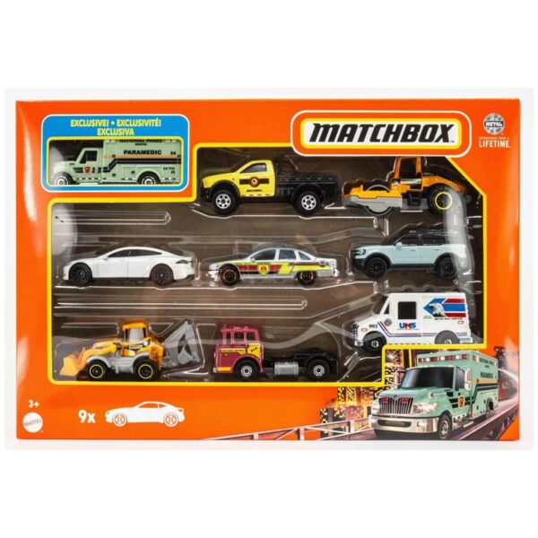 Auto Matchbox 9-pack (hvt89-5970)