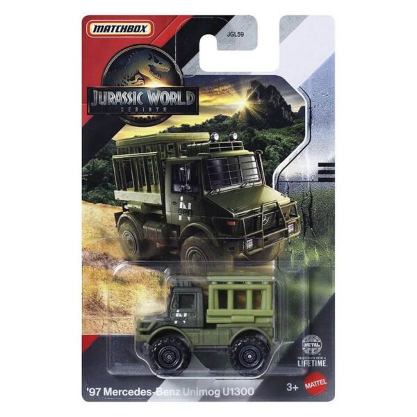 Auto Matchbox Jurassic World Rebirth-'97 Mercedes-benz Unimog U1300 (jgl08)