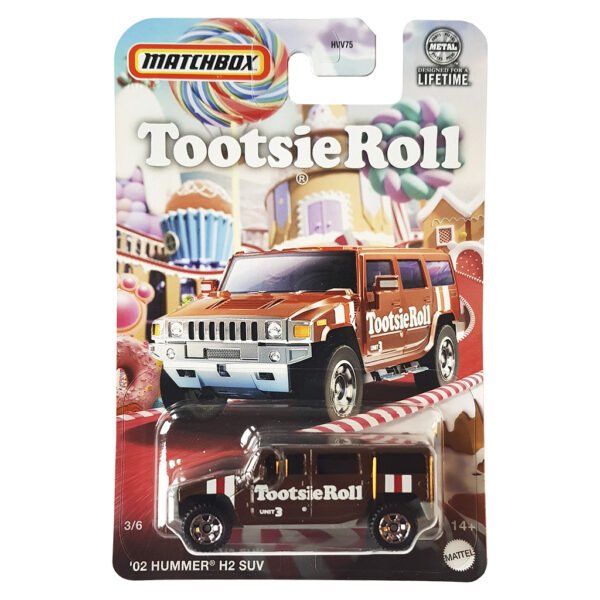 Auto Matchbox Tootsie Roll Pop-'02 Hummer H2 Suv Hvv78 (hvv75)