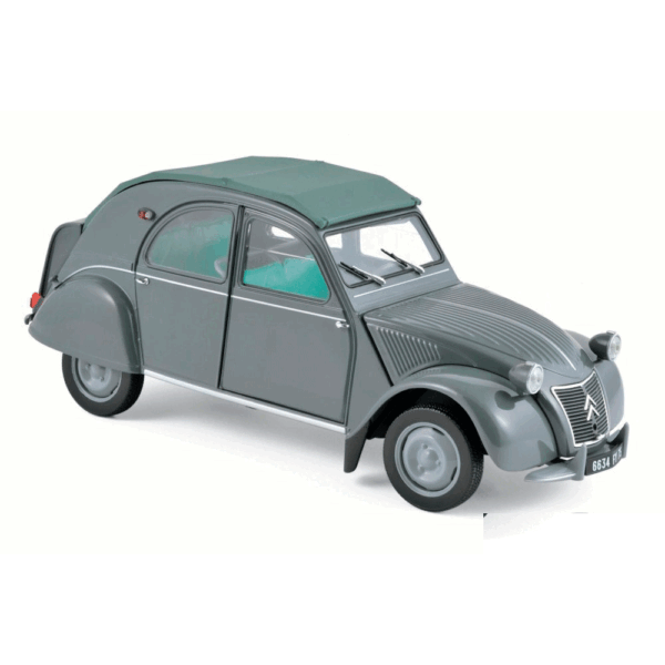 Auto Norev Citroen 2cv Azl Malle BOMBEE-1957-ESCALA 1/18-GRIS