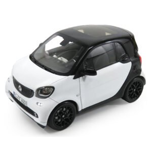 Auto Norev Smart FORTWO-2015-ESCALA 1/18-NEGRO e Vinho