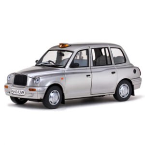 Auto Sun Star Txt London Taxi-plat 1998 Escala 1/18-PLATEADO