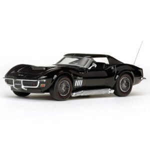 Auto Vitesse Corvette Coupe-tuxedo 1968 Escala 1/43-NEGRO