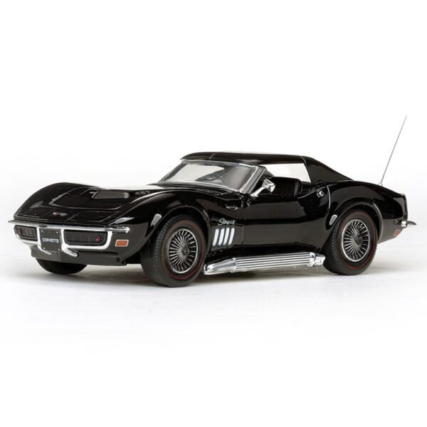 Auto Vitesse Corvette Coupe-tuxedo 1968 Escala 1/43-NEGRO