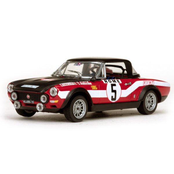 Auto Vitesse Fiat 124 Abarth #5 R.pinto 1975 Escala 1/43-NEGRO