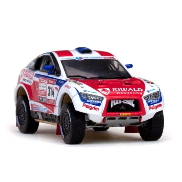 Auto Vitesse Mitsubishi L.#314 T.brinke 2012 Escala 1/43-ROJO e Blanco
