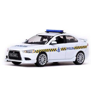 Auto Vitesse Mitsubishi Lancer Malaysia Police Escala 1/43-BLANCO