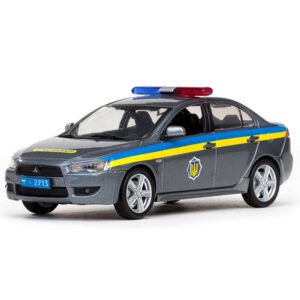 Auto Vitesse Mitsubishi Lancer Ukraine Police Escala 1/43-GRIS