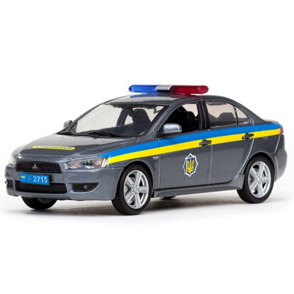 Auto Vitesse Mitsubishi Lancer Ukraine Police Escala 1/43-GRIS