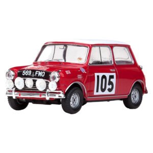 Auto Vitesse Morris Cooper #105 R.aaltonen 1964 Escala 1/43-ROJO