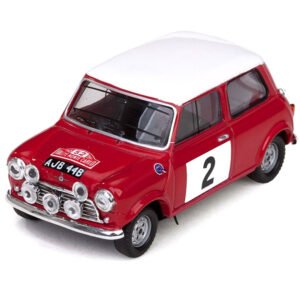 Auto Vitesse Morris Cooper S #2 T.makinen 1966 Escala 1/43-ROJO
