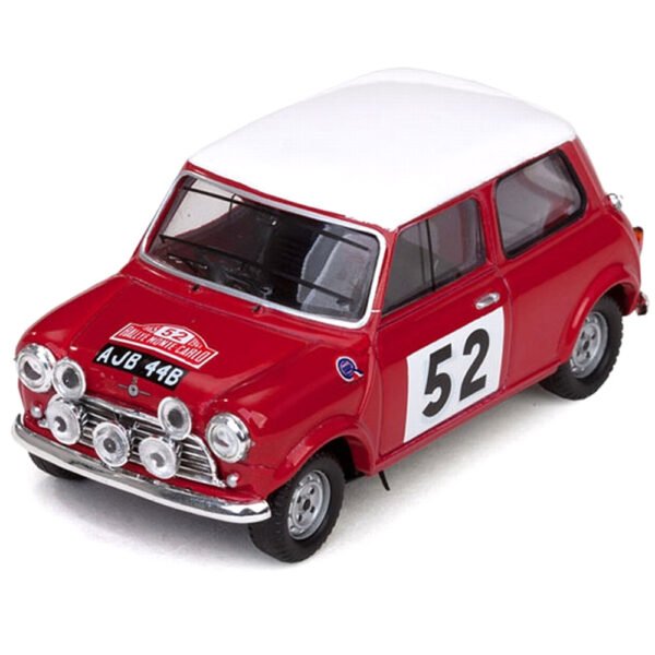 Auto Vitesse Morris Cooper S #52 T.makinen 1965 Escala 1/43-ROJO